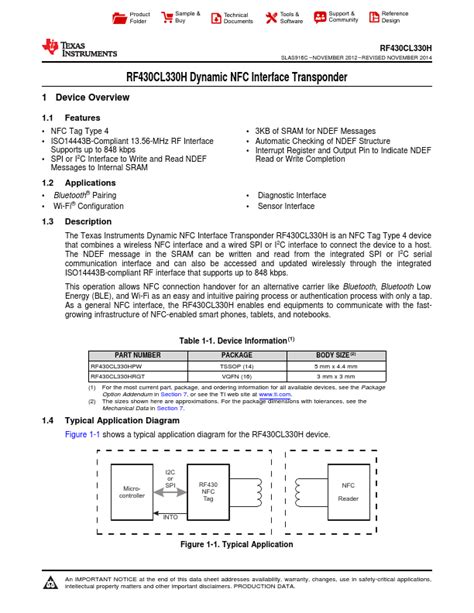 rf430cl330h nfc dynamic tag target board|RF430CL330H Dynamic NFC Interface Transponder .